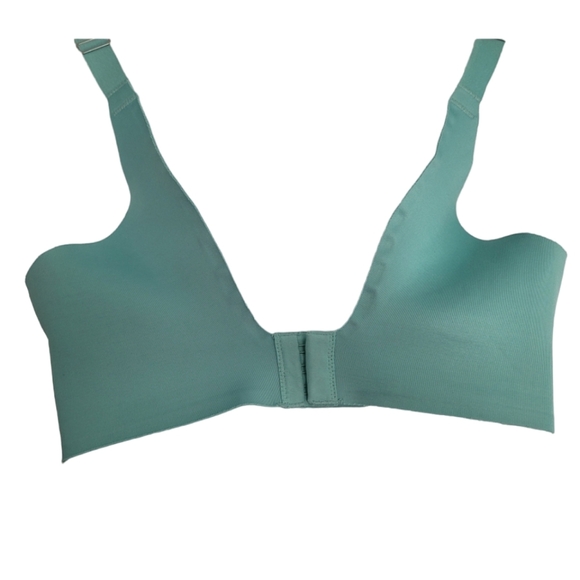 Soma Vanishing Back Full Coverage Size 36DD Pre-owned Satin Green - Picture 3 of 4